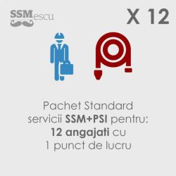 SSM si PSI pentru 12 angajati si 1 punct de lucru