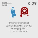 SSM si PSI pentru 29 angajati si 1 punct de lucru