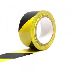 Banda adeziva pentru marcare - 5cm x 25m - galben/negru