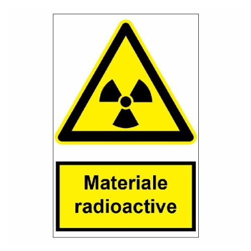Autocolant Materiale Radioactive