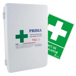 Trusa sanitara de prim ajutor PRIMA + Autocolant