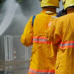 Exerciții pentru protecție împotriva incendiilor